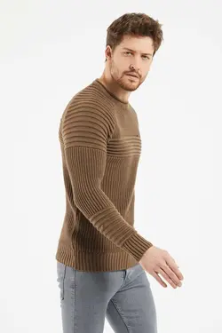 بافتنی قهوه‎ای مردانه برند COOL TARZ کد 1683887603
