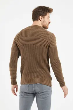 بافتنی قهوه‎ای مردانه برند COOL TARZ کد 1683887603
