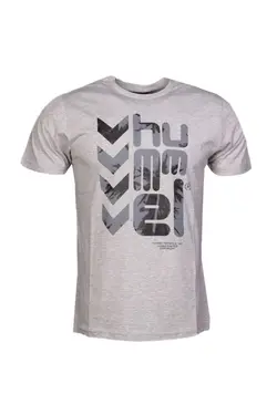 آستین کوتاه طوسی تیشرت مردانه برند HUMMEL کد 1684076919