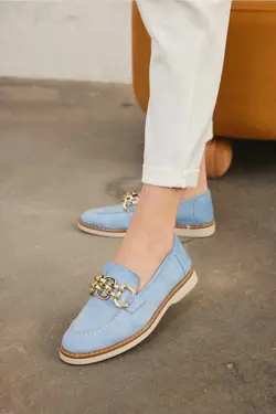 کفش عروسکی لژدار زنجیردار ترمو سگک دار برند AZTEKA کد 1684069110