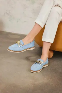 کفش عروسکی لژدار زنجیردار ترمو سگک دار برند AZTEKA کد 1684069110