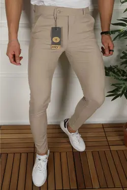 کتان طرح لانه زنبوری شلوار مردانه برند ZRV JEANS کد 1684251816