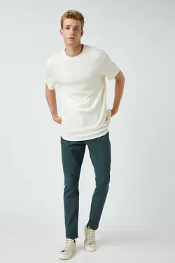 پنبه ای چینو ساده شلوار برند Koton کد 1684566726