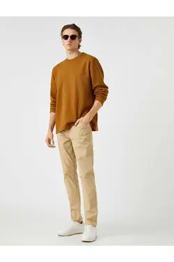 پنبه ای طرح‎دار جیبدار ساده شلوار برند Koton کد 1684566698