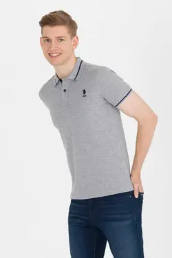 پولوشرت ملانژ طوسی مردانه برند U.S. Polo Assn. کد 1684909000