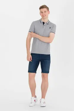 پولوشرت ملانژ طوسی مردانه برند U.S. Polo Assn. کد 1684909000