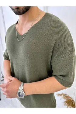 تیشرت بافتنی برش گشاد برند elkumoda کد 1684908600