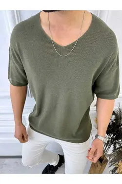 تیشرت بافتنی برش گشاد برند elkumoda کد 1684908600