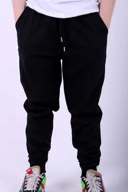 شلوار راحتی ساده دو جیبه مشکی برند PANİO KİDS کد 1685056647