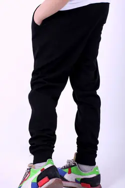 شلوار راحتی ساده دو جیبه مشکی برند PANİO KİDS کد 1685056647