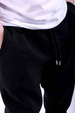 شلوار راحتی ساده دو جیبه مشکی برند PANİO KİDS کد 1685056647