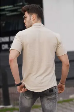 پیراهن بژ مردانه برند Madmext کد 1685257608