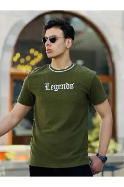 متناسب آستین کوتاه یشمی تیشرت برند Miron کد 1685369907