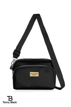 کیف دوشی دو قابل تنظیم ضربدری چشمه‎دار ضد آب بند‎دار ۰ زنانه اصل برند Tonny Black کد 1685870525