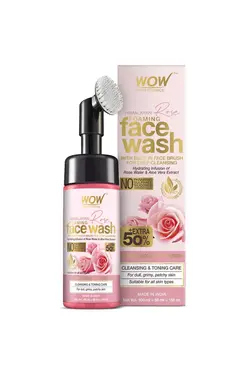 کف ویتامین حرفه ای آلوئه ورا شستشو صورت طبیعی محتوا-رز برند WOW Skin Science کد 1685990164