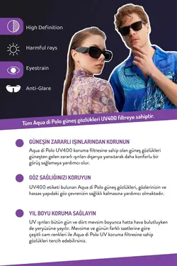 عینک 102مردانه قهوه‎ای برند Aqua Di Polo 1987 کد 1686205291