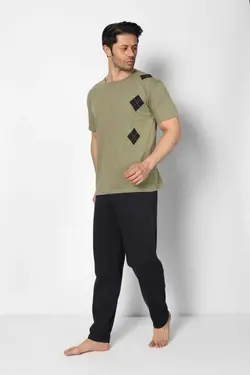 لباس راحتی تابستانی پانیه مردانه برند Ayans Pijama کد 1686147231