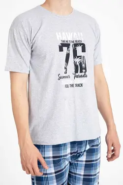 لباس راحتی آستین کوتاه چاپی مردانه برند TAMPAP کد 1686147188