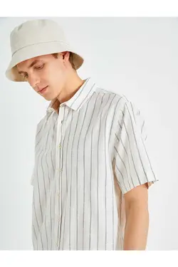 پیراهن متناسب آستین کوتاه برند Koton کد 1686480337