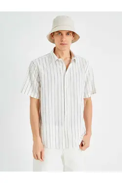 پیراهن متناسب آستین کوتاه برند Koton کد 1686480337