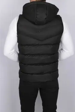 جلیقه کاپشن پفدار مشکی در اوردنی کورتیس برند MRD SPORT کد 1686485274