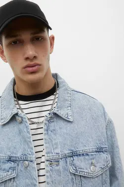 ژاکت جیب دار مردانه برند Pull &amp; Bear کد 1686484005