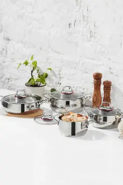 ست قابلمه فولادی 8تکه برند Karaca کد 1686643129