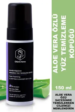 کف پاکسازی صورت آلوئه ورا 150میلی لیتر احیا کننده برند Chloris Home کد 1686589404