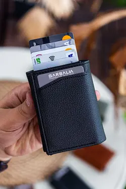 کیف پول جا کارتی مشکی برند Garbalia کد 1686746824