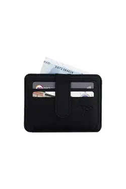 کیف پول shelby جا کارتی چرم اصل مشکی برند Garbalia کد 1686746252