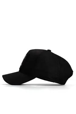 کلاه کت جین لوگو‎دار 160 بنفش (قطر) مشکی the برند BlackBörk کد 1686744184