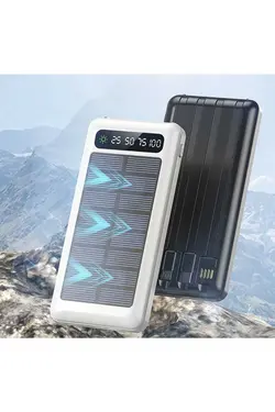 دستگاه led شارژ خورشید کوچک نورانی 10000 ماه درگاه Usb پر انرژی برند Enshall کد 1686923247
