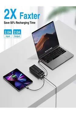 led خورشید 20000 ماه نوع ج رعد و برق، کوچک، یو اس بی، ال سی دی، پر انرژی برند ÇELİKWORK کد 1687003932