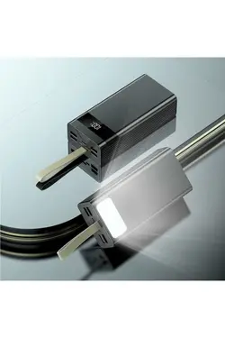 دستگاه ورودی led شارژ دیجیتالی نورانی 4Usb 50.000ماه سیمی برند Enshall کد 1686996605