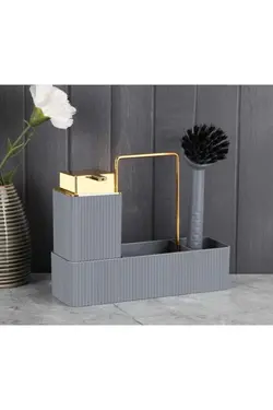 ظرف صابون مایع ست آشپزخانه مربع پیشخوان رو برند Perotti کد 1686979752