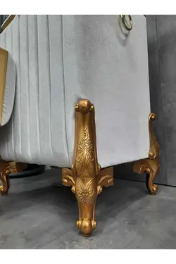 ست جا مایع حوله ای سبد وسایل سرویس بهداشتی کرم کثیف مخملی ام دی اف ابریشم luna برند Bonny Home کد 1686979731