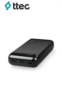 دستگاه شارژ حرفه ای 20000 ماه قابل حمل qc پی دی ال سی برند Ttec کد 1686963758