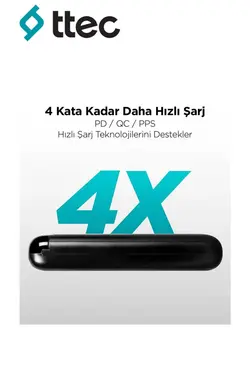 دستگاه شارژ حرفه ای 20000 ماه قابل حمل qc پی دی ال سی برند Ttec کد 1686963758