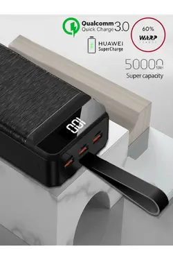 شارژ دیجیتالی قدرت 3.0 qualcomm 50000 ماه نیمکت پی دی برند TEKNOHANE کد 1686929116