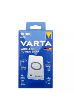بي سيم شارژ 10000 ماه قدرت نیمکت بی سیم برند Varta کد 1687090808