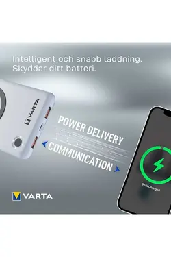 بي سيم شارژ 10000 ماه قدرت نیمکت بی سیم برند Varta کد 1687090808