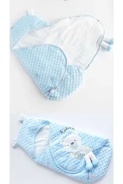 کوله پشتی مراقبت تولد ست بزرگ 4تکه خروج) پتو، بیمارستان قنداق کردن نخود 100پنبه (عزیزم برند Necix's کد 1687045342