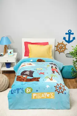 پتو ست تک نفره مدل اسپانیایی دزدان دریایی 220xcm 160cm برند Karaca Home کد 1687129504