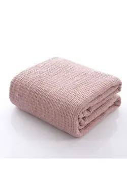 تخت خواب بافتنی تابستانی دو‎نفره 1عدد صورتی پتو، انزجار، پارچه، برند Sevda Home Collection کد 1687231210
