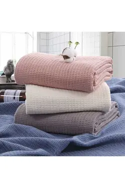 تخت خواب بافتنی تابستانی دو‎نفره 1عدد صورتی پتو، انزجار، پارچه، برند Sevda Home Collection کد 1687231210