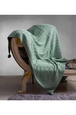 رو مبلی بافتنی نخی آکریلیک پتو، سهشنبه، تلویزیون، برند madame suzie کد 1687443926