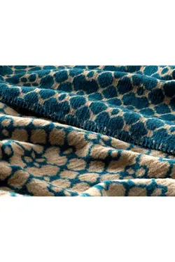 پتو تک نفره پنبه ای الماسی سبز نفتی شیشه لک شده 150x200cm برند English Home کد 1687471417