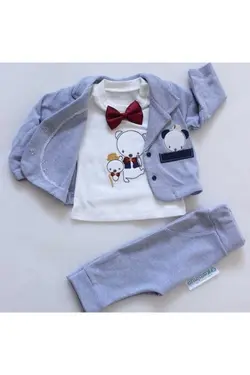 پتو کیف کوله پشتی مراقبت ست کودک نخود 100پنبه برند DERİNBEBE کد 1687564206