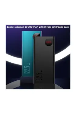 شارژ 1Usb 2Usb قدرت 20000 ماه مشکی نیمکت فداکاری شما برند Baseus کد 1687669415