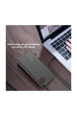 شارژ 1Usb 2Usb قدرت 20000 ماه مشکی نیمکت فداکاری شما برند Baseus کد 1687669415